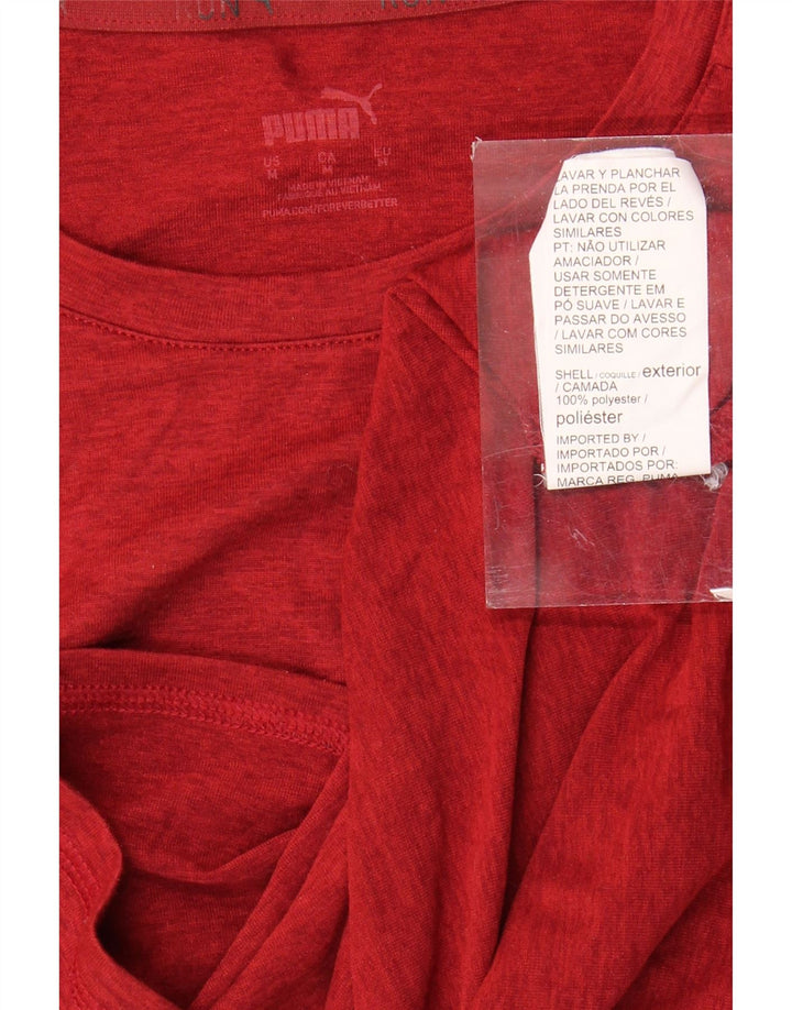 Puma T-Shirt Homme Rouge Moyen Polyester