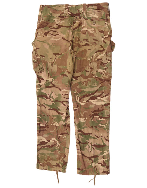 Pantalon Cargo Droit Homme Vintage W36 L32 Kaki Camouflage Coton