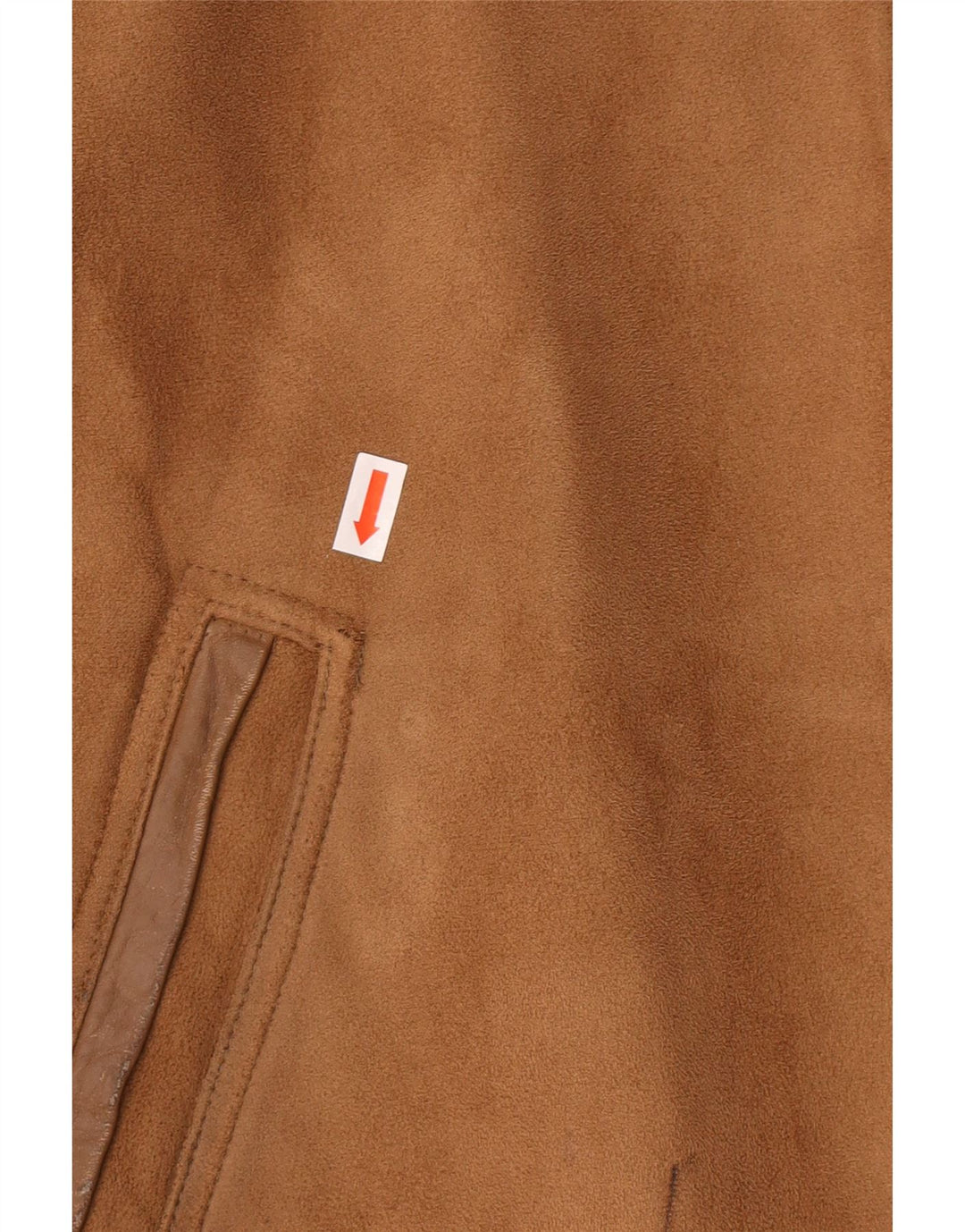 EMPORIO E.G.A Veste Bomber en Daim pour Homme UK 42 XL Beige