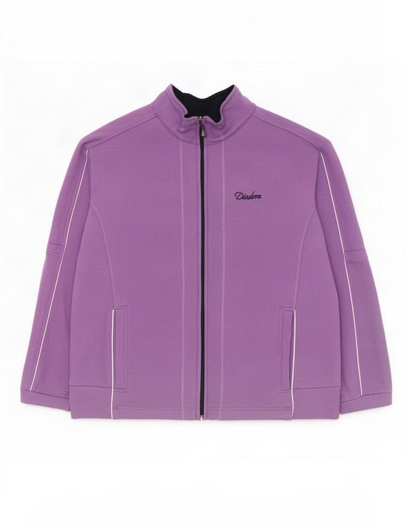 Diadora Veste de survêtement pour femme UK 18 XL Violet Coton