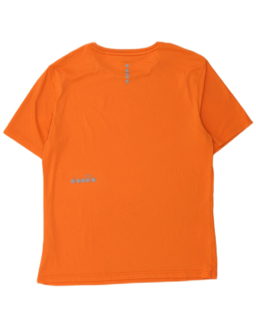 Diadora T-Shirt Homme Orange Moyen Polyester