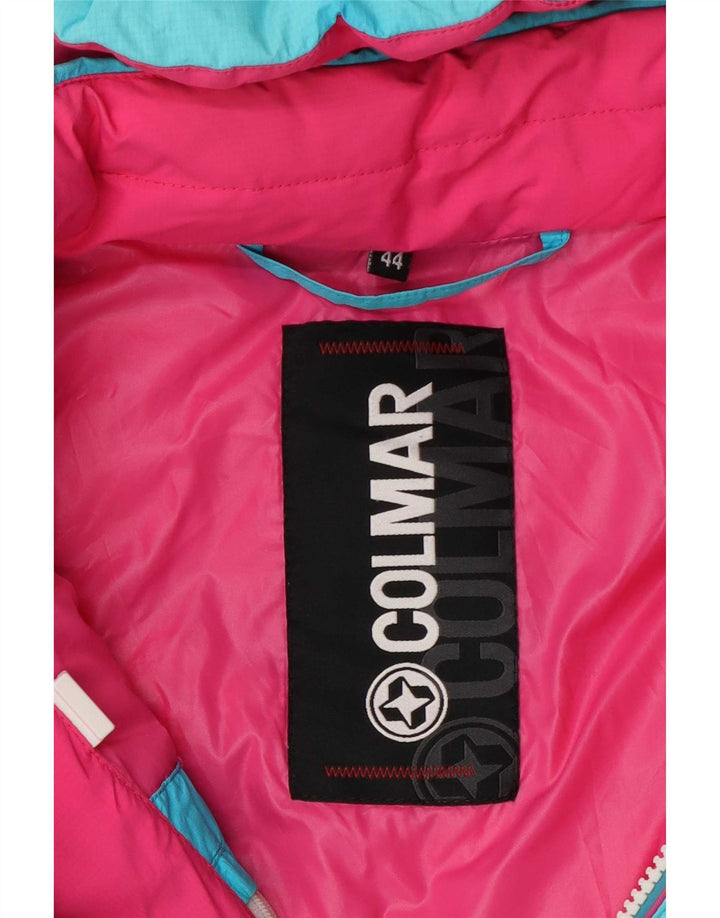Colmar Veste de Ski à Capuche Femme IT 44 Bleu Moyen Colourblock