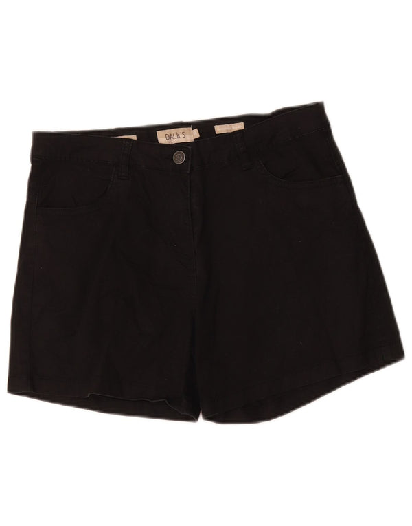 Dack's Short décontracté taille haute pour femme IT 44 Medium W32 Noir Coton