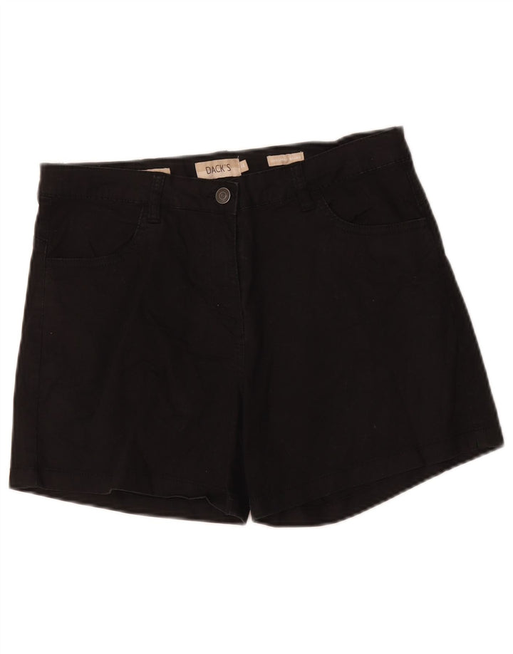 Dack's Short décontracté taille haute pour femme IT 44 Medium W32 Noir Coton