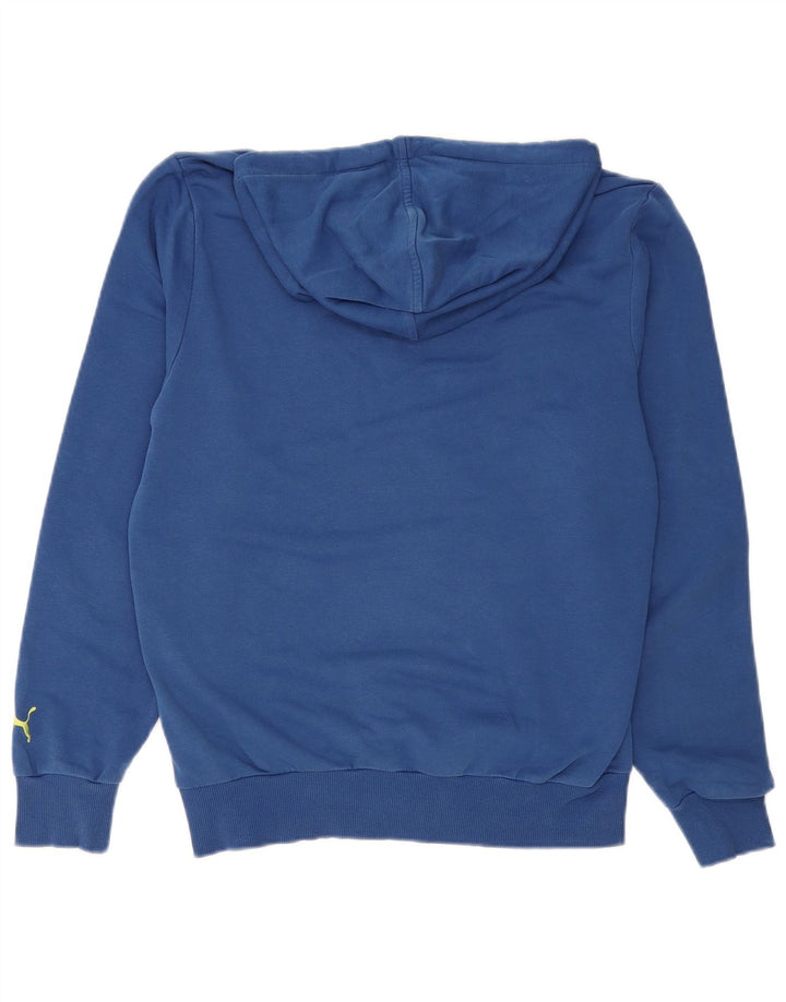 PUMA Pull à capuche graphique homme petit bleu