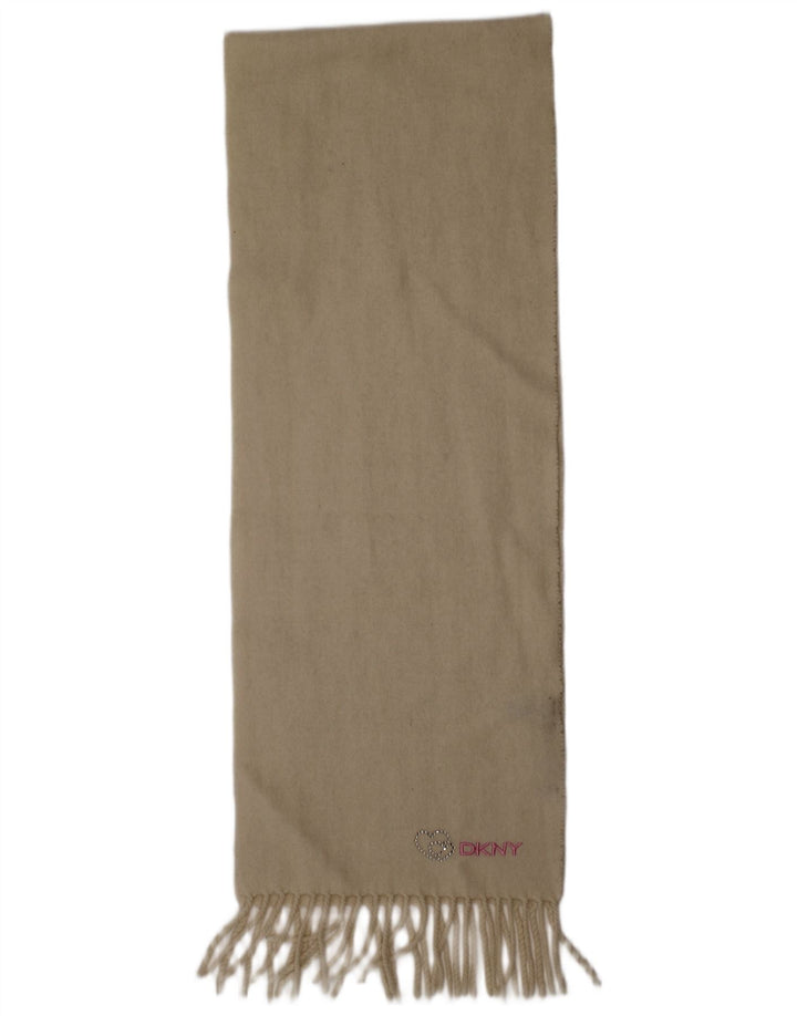 Dkny Femme Écharpe Rectangulaire Taille Unique Laine Blanc Cassé