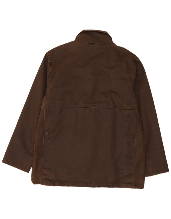 Verney Carron Veste en coton ciré pour homme UK 40 Large Marron Polyester