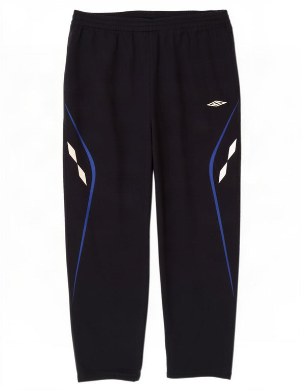 Umbro Pantalon de survêtement pour homme Joggers 2XL Bleu marine Colorblock Polyester