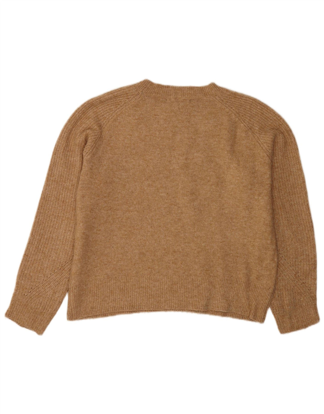 Marks & Spencer Pull à col rond pour femme UK 14 Marron moyen moucheté