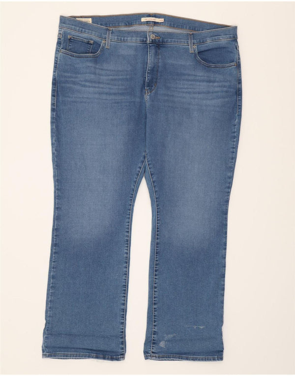 Levi's Jean 315 Shaping Bootcut pour femme US 22 3XL W44 L30 Bleu Coton