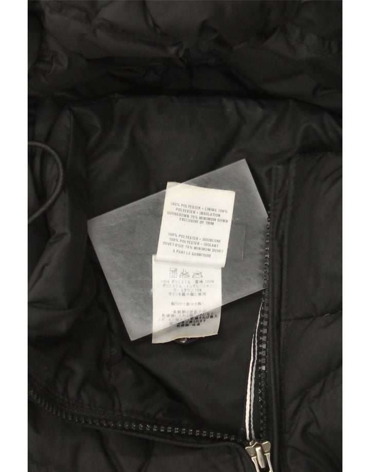 Patagonia Manteau rembourré à capuche pour femme UK 10 Small Noir Polyester