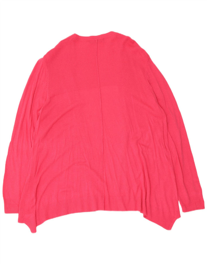 Marks & Spencer Pull cardigan ouvert pour femme UK 14 Large Rose