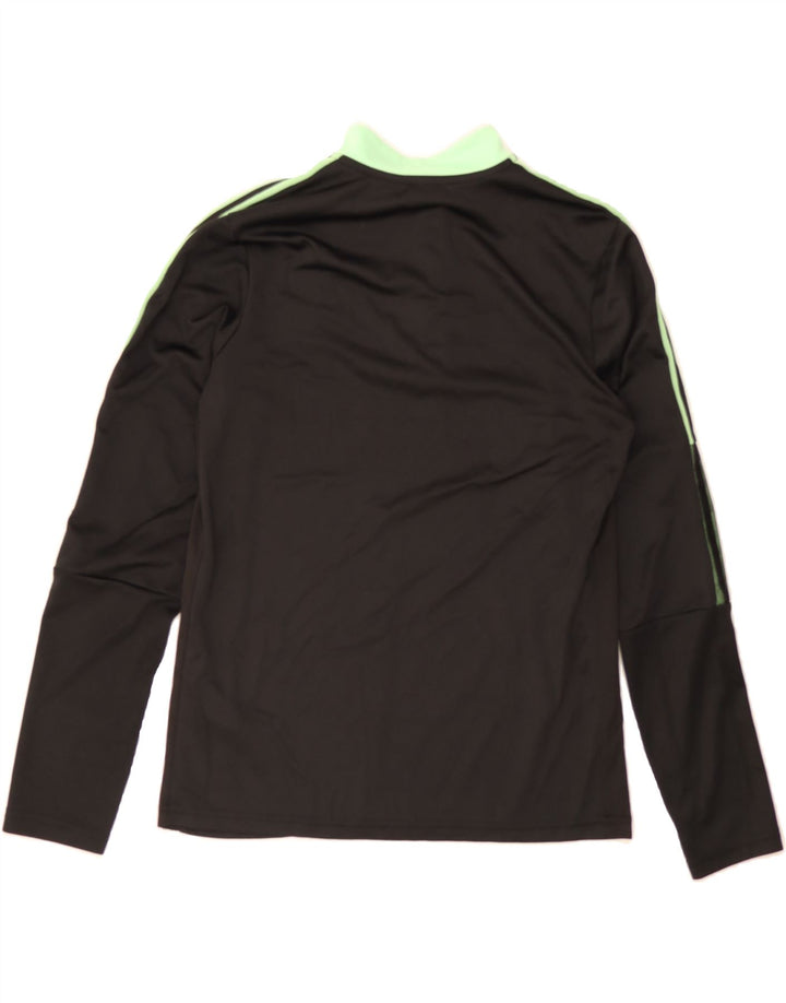 ADIDAS Womens Graphic Pullover Tracksuit Top UK 12 Medium Black Vintage Adidas and Second-Hand Adidas from Messina Hembry 
