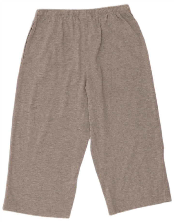Reebok Pantalon de Survêtement Capri Femme UK 14 Large Gris