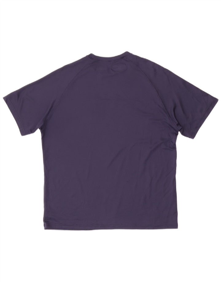 Under Armour T-Shirt Graphique Homme Bleu Marine Moyen Polyester