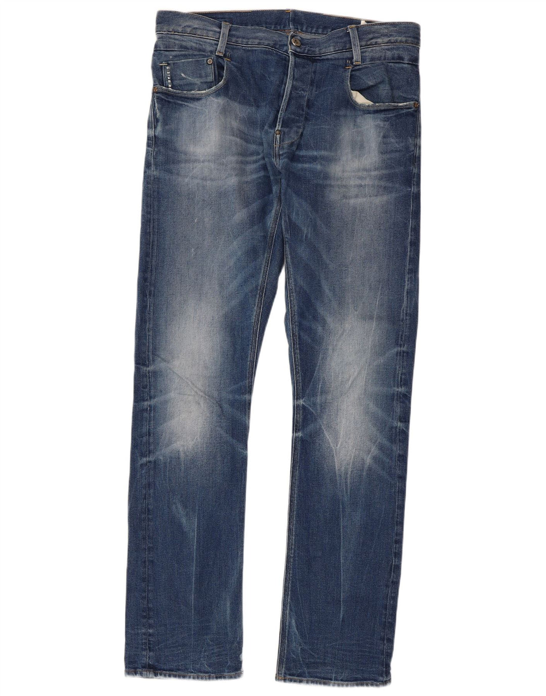 G-STAR Jean droit homme W36 L34 bleu coton