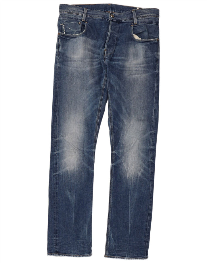G-STAR Jean droit homme W36 L34 bleu coton