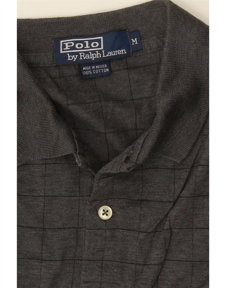 POLO RALPH LAUREN Polo Homme Gris Moyen Carreaux Coton