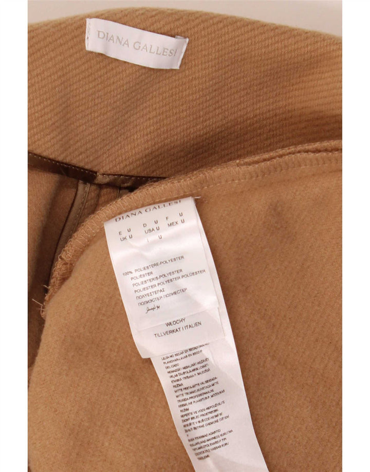 Diana Gallesi Manteau Cape Double Boutonnage Femme Taille Unique Beige Polyester