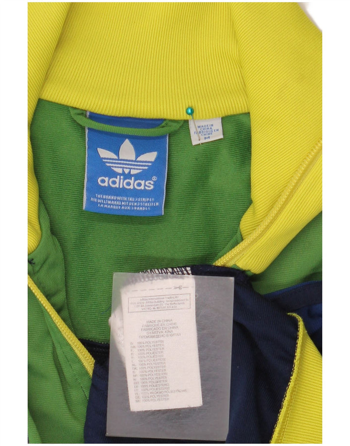 Adidas Veste de survêtement pour homme en polyester color block multicolore moyen
