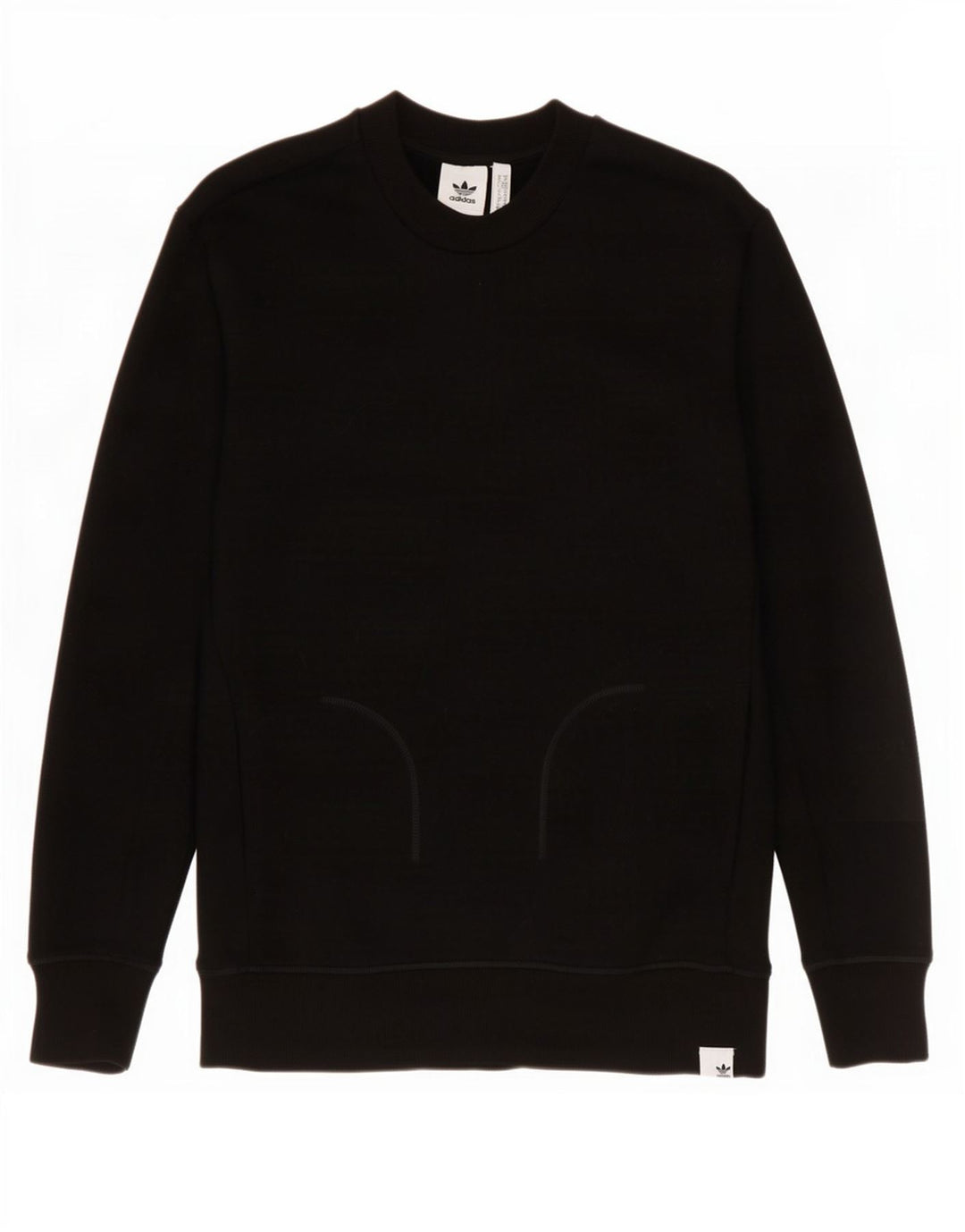 Adidas Sweat-shirt pour homme en coton noir moyen