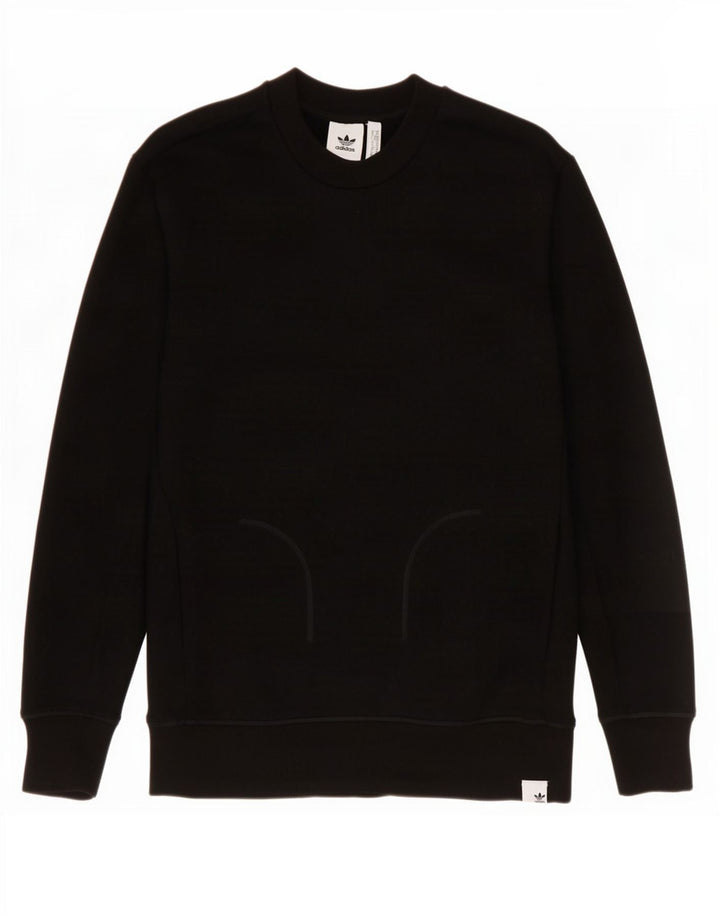 Adidas Sweat-shirt pour homme en coton noir moyen