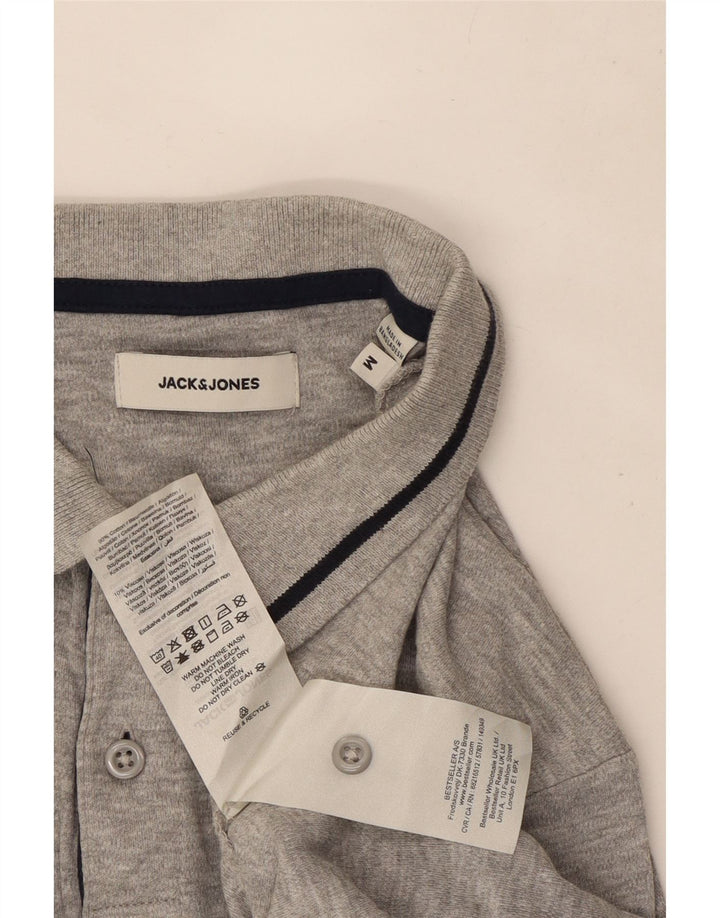 Jack & Jones Polo Homme Gris Moyen Moucheté Coton