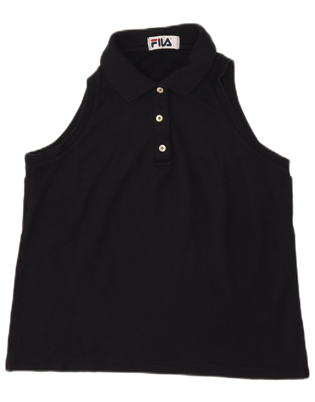 FILA Polo sans manches femme IT 48 XL Bleu marine