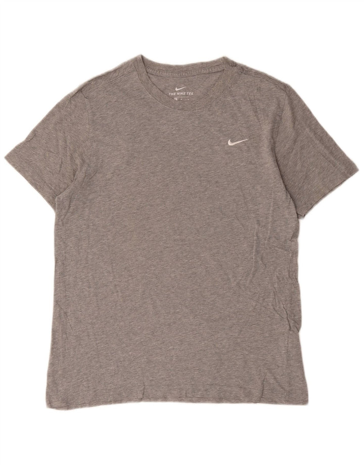 Nike T-Shirt Homme Gris Moyen Coton