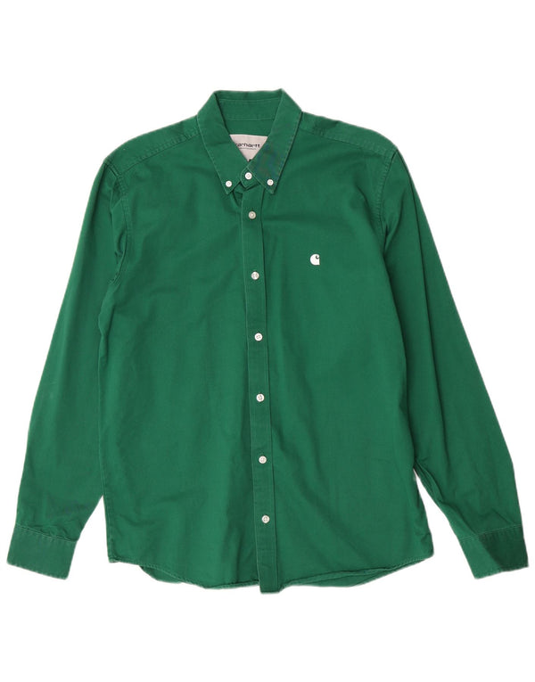 Carhartt Chemise Regular Fit Homme Vert Moyen Coton