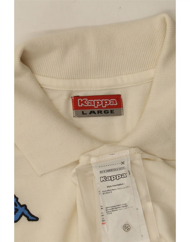 Kappa Polo Homme Grand Blanc Coton