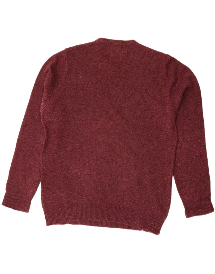 Marks & Spencer Pull Blue Harbor Crew Neck Homme Bordeaux Moyen