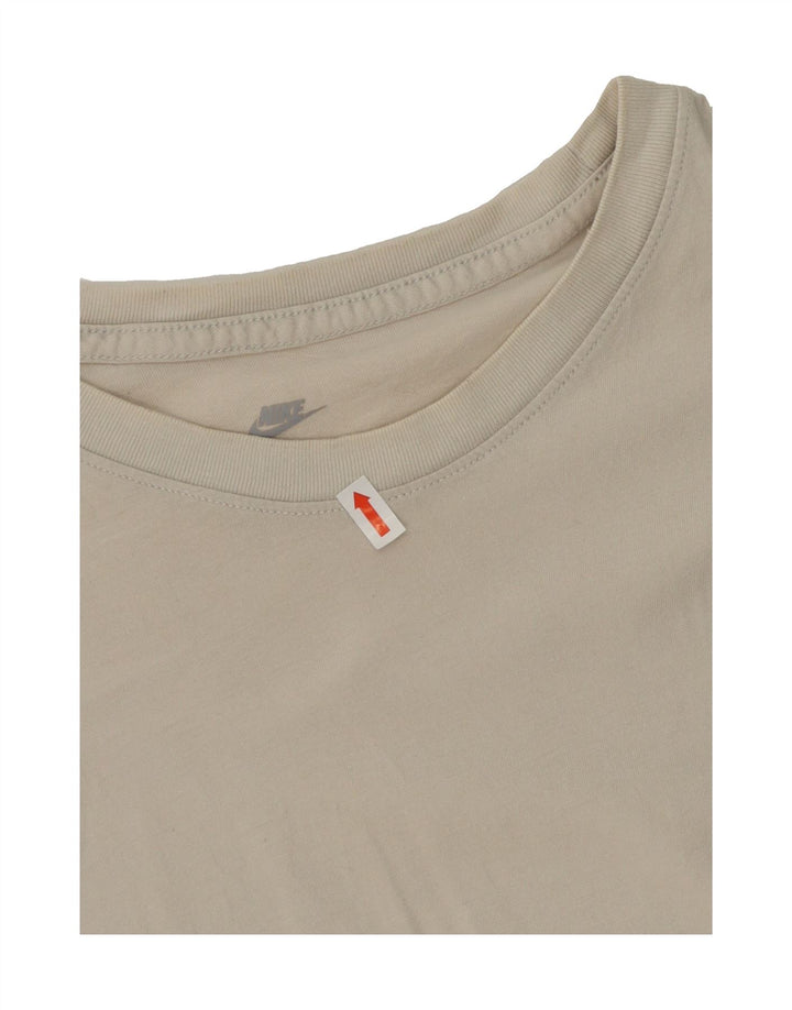 NIKE Mens T-Shirt Top Medium Beige Cotton Vintage Nike and Second-Hand Nike from Messina Hembry 