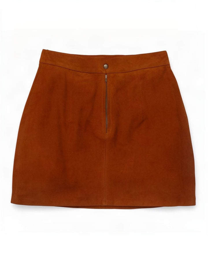 Conbipel Mini-jupe en daim pour femme IT 44 Medium W28 Cuir marron
