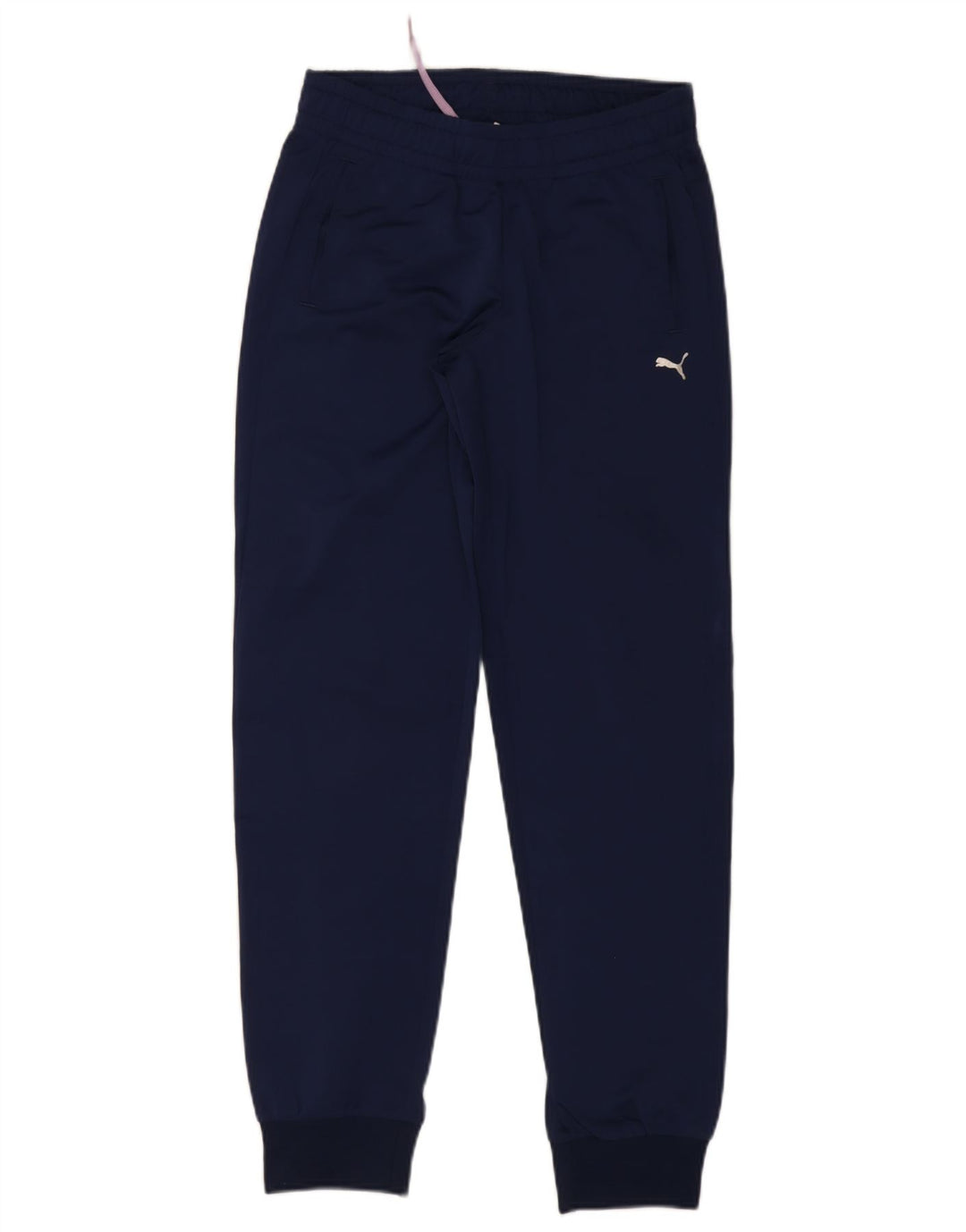 Puma Pantalon de survêtement pour femme Joggers UK 10 Small Bleu marine Polyester