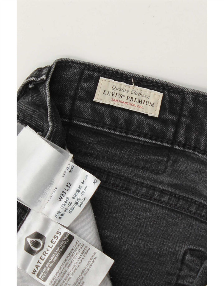 Levi's Jean Slim W33 L32 Homme Gris Coton