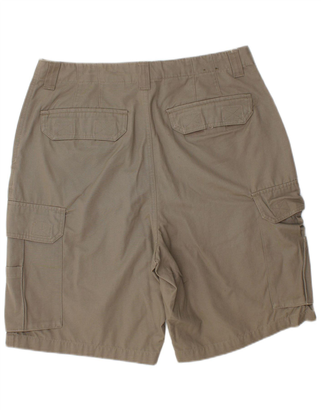 EDDIE BAUER Short Cargo Homme W33 Coton Kaki Moyen