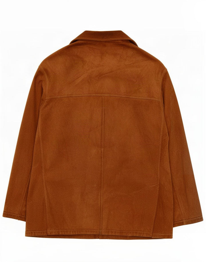 Conbipel Veste Oversize En Daim Femme IT 42 Cuir Beige Moyen