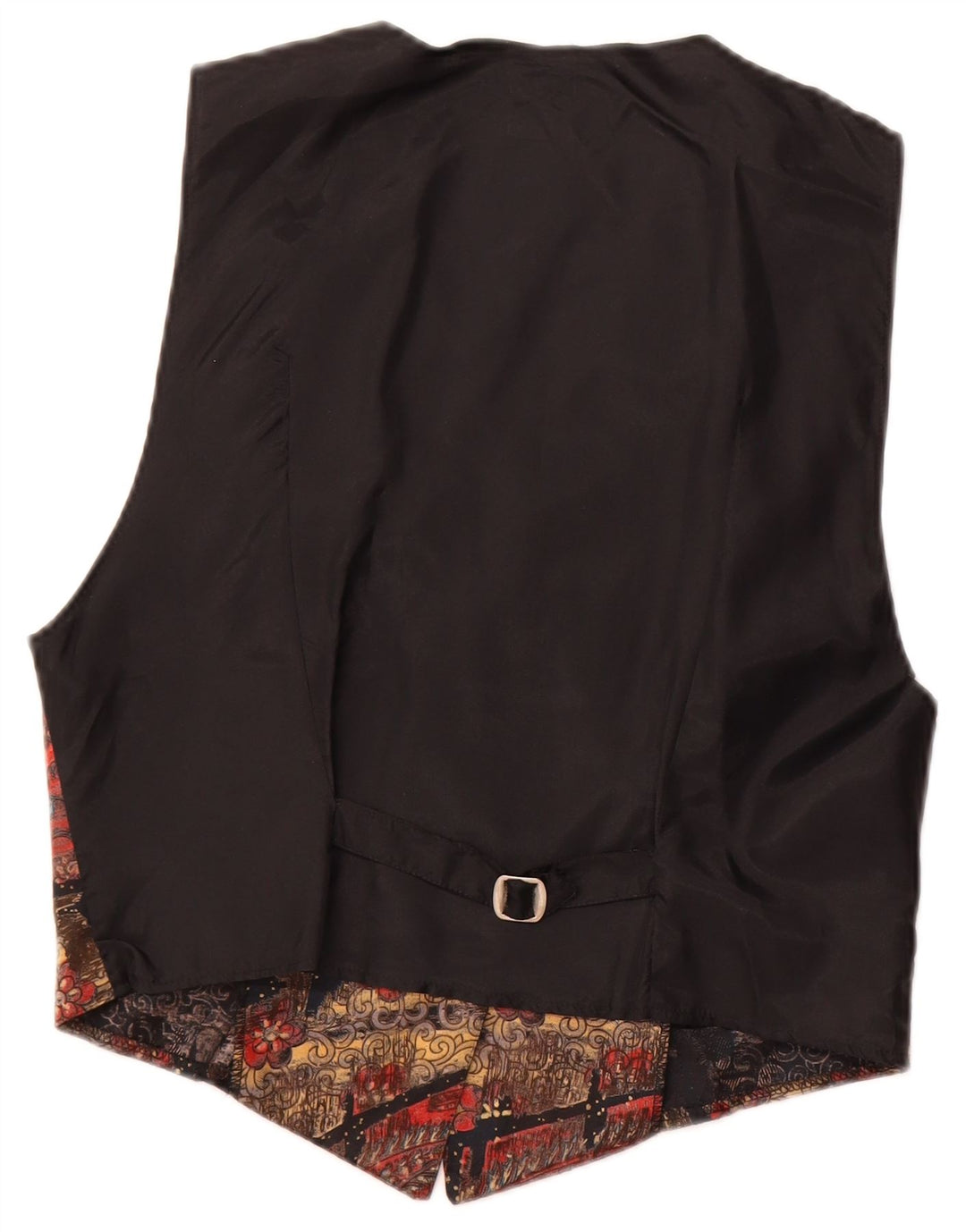 gilet femme vintage UK 14 Grand patchwork multicolore