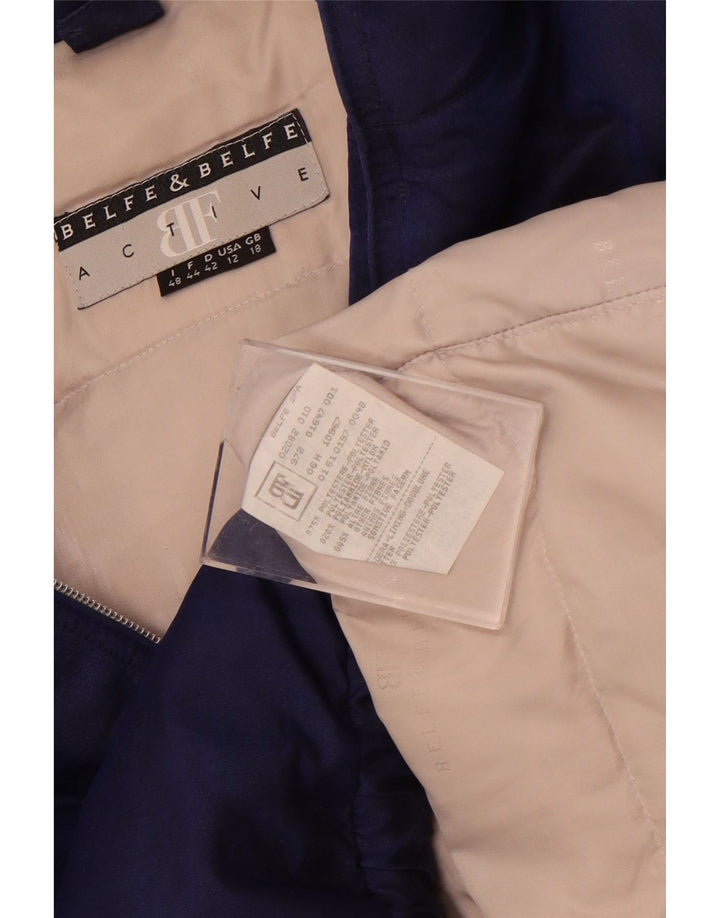 Belfe & Belfe Veste matelassée pour femme UK 18 XL Bleu marine Polyester