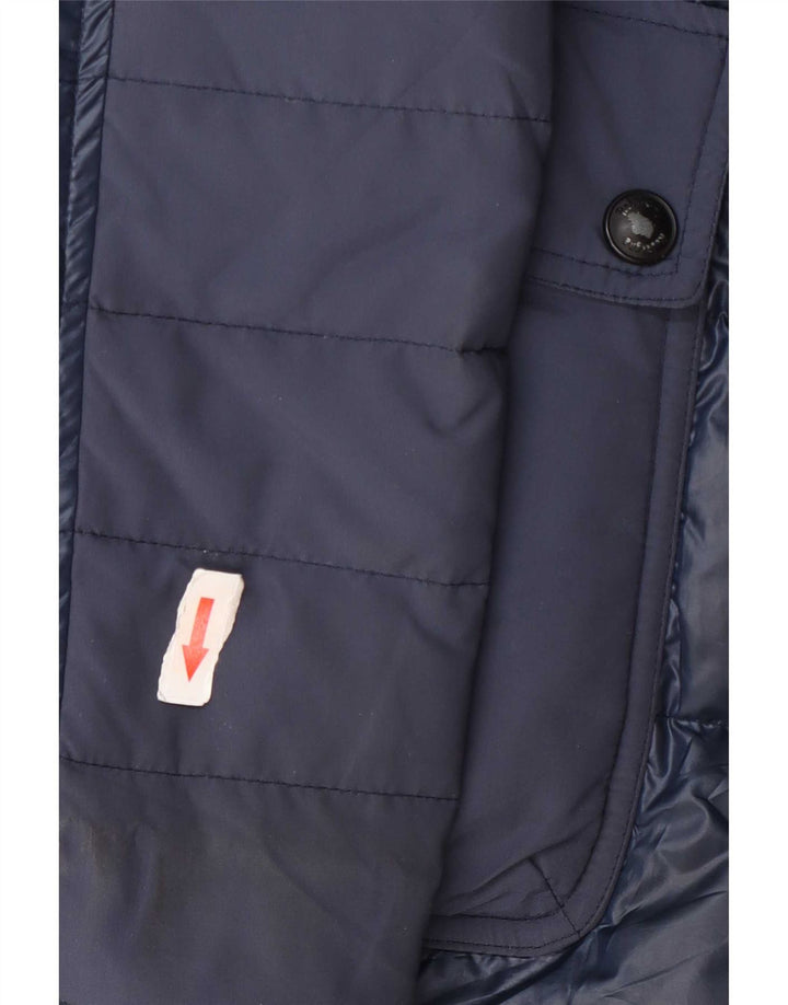 Refrigue Manteau rembourré pour femme UK 14 Large Bleu Marine Polyester