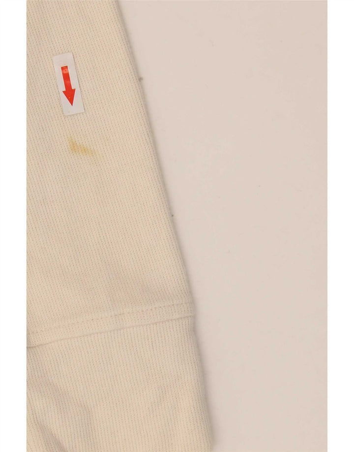 Ralph Lauren Pull cardigan ouvert pour femme UK 14 Beige moyen