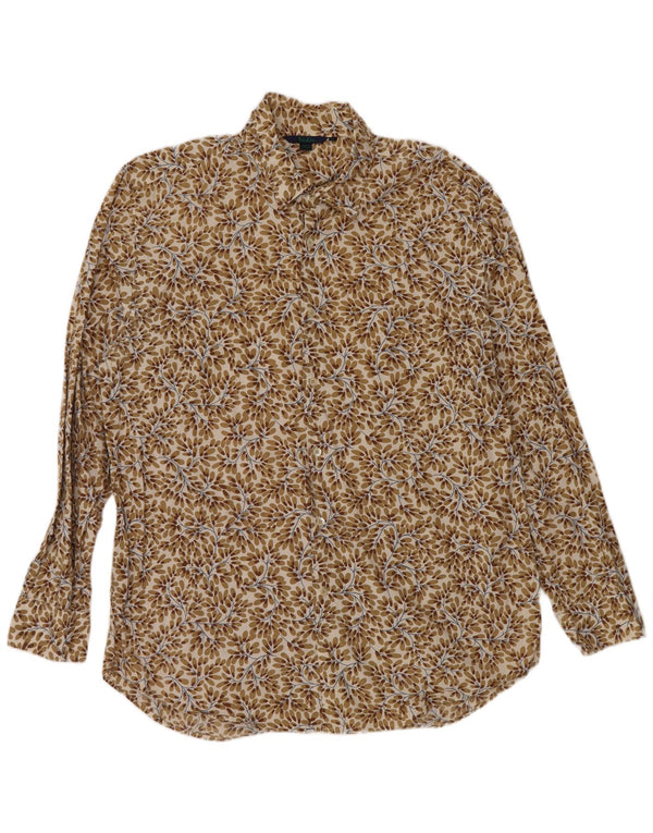 Chemise Boden Homme XL Marron Coton Floral