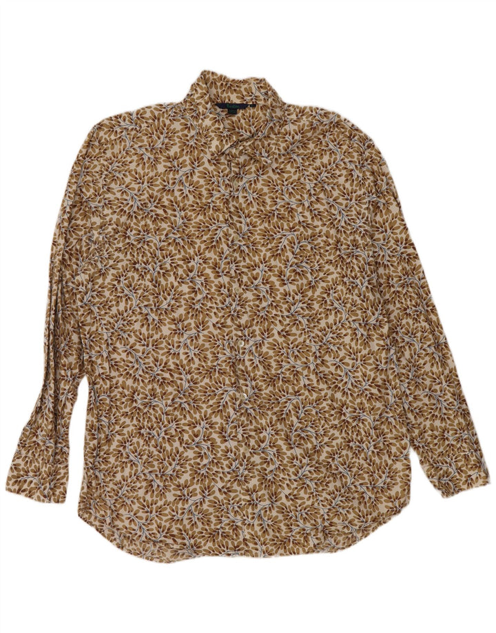 Chemise Boden Homme XL Marron Coton Floral