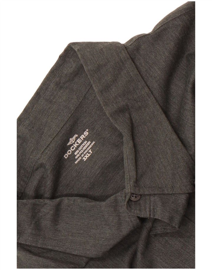 Dockers Chemise haute homme 3XL Gris Coton