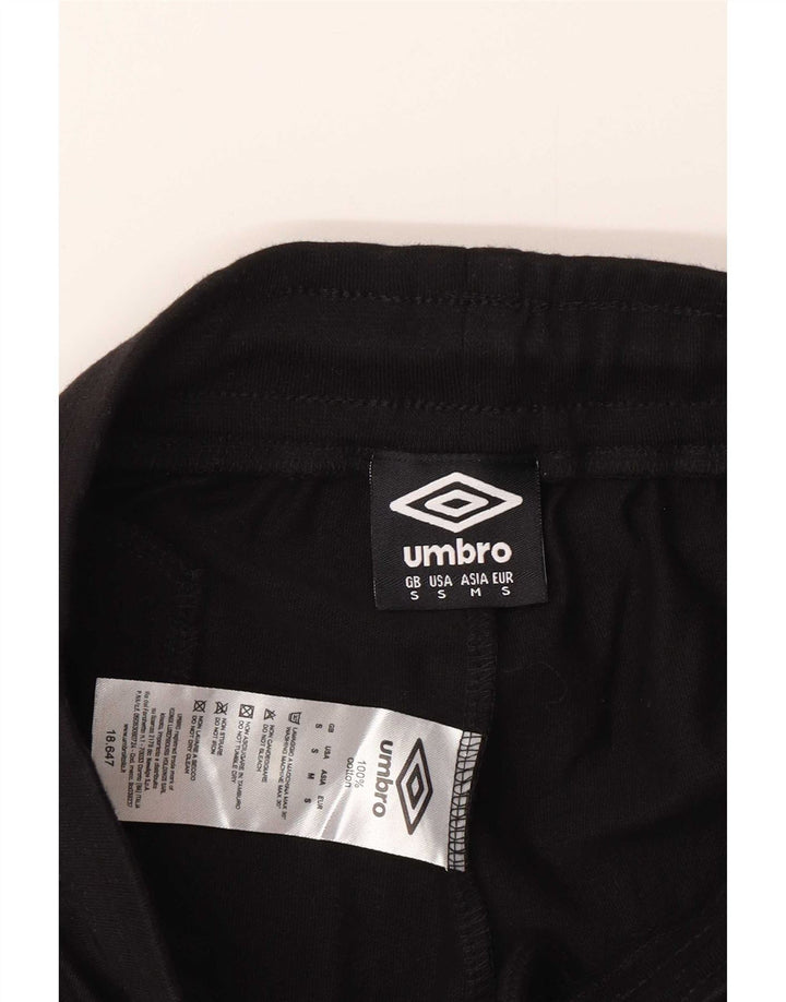 Umbro Short de Sport Homme Petit Noir Coton