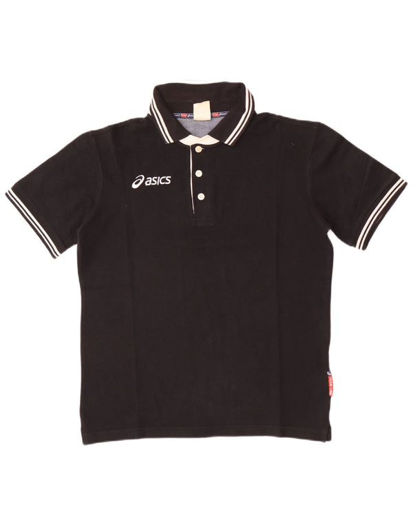 Asics Polo Rugby Homme Petit Noir Coton