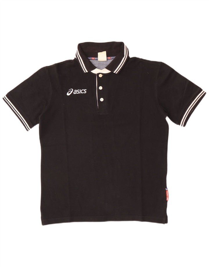 Asics Polo Rugby Homme Petit Noir Coton
