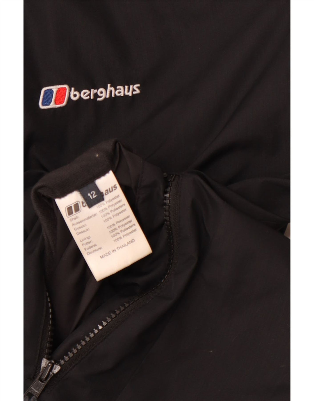 BERGHAUS Veste réversible pour femme UK 12 Medium Noir Polyester