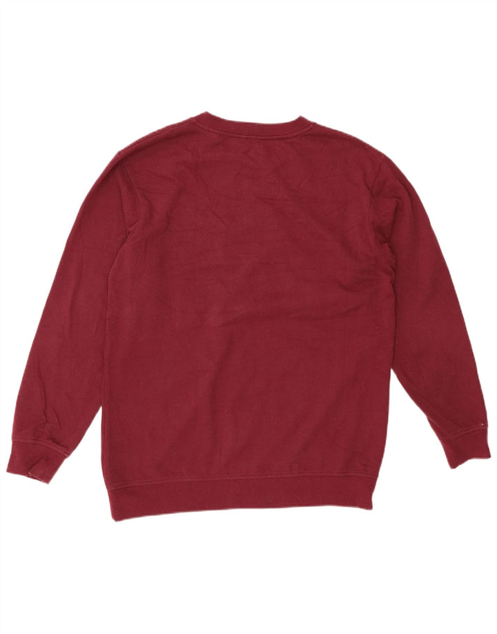 JACK WILLS Sweat-shirt surdimensionné pour femme UK 10 Petit coton marron